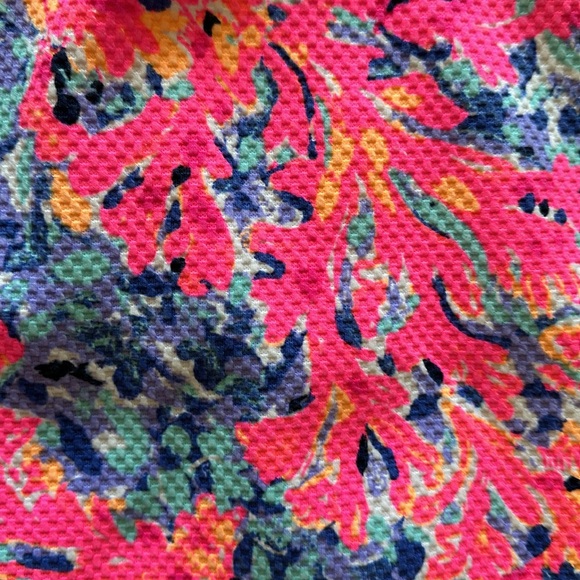 Lilly Pulitzer Two Piece Dress- coral pattern - Picture 2 of 5